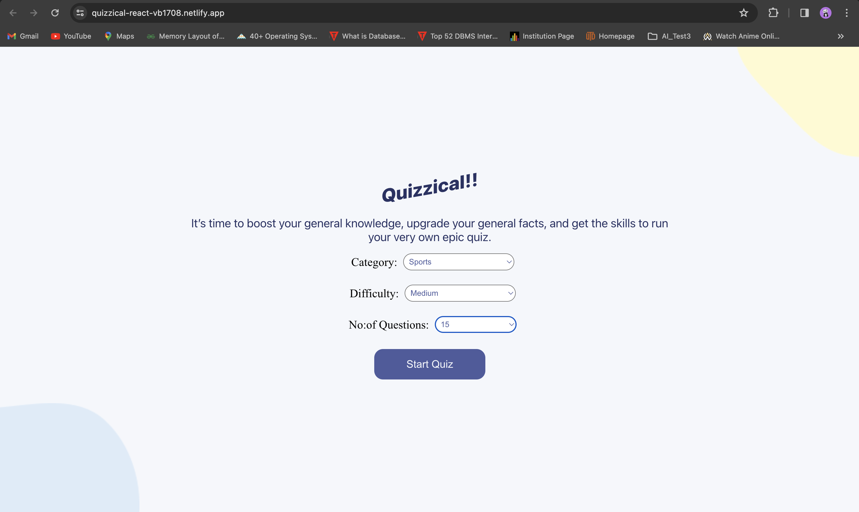 Quiz App